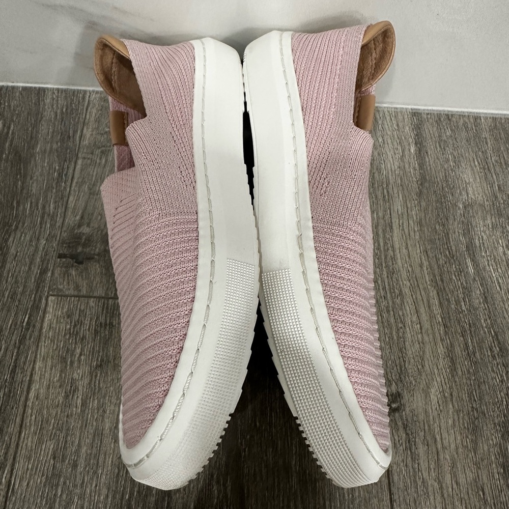 UGG Soft Pink Knit Slippers - Picture 8 of 14